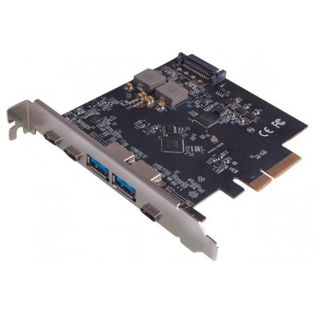 Dual Type A/C USB 3.1 PCI Express Card- 2 Ports
