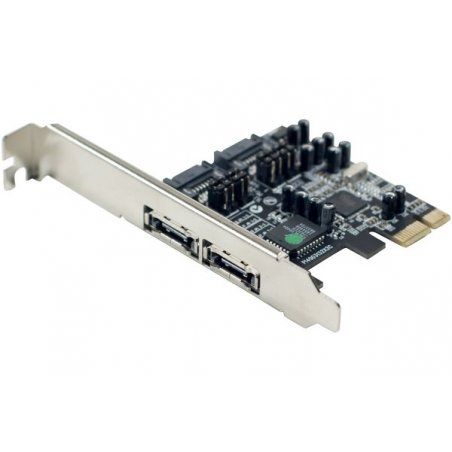PCI-Express to SATA Controller Dual Channel- 2 int/2 ext P