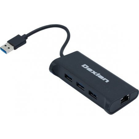 DEXLAN USB3.0 to 3 port USB3.0 with Gigabit Ethernet