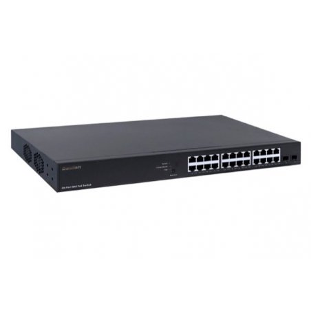 DEXLAN 16-P Gigabit PoE+ 250W Rackmount Switch