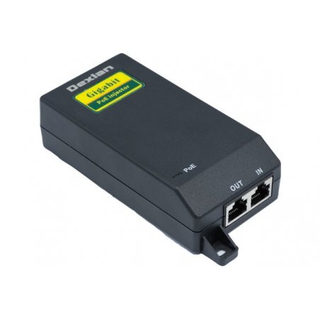 DEXLAN Gigabit PoE Injector IEEE802.3at 30W