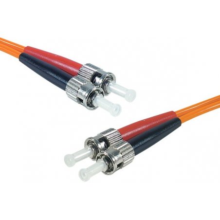 ST-UPC/ST-UPC duplex HD multi OM1 62,5/125 Fiber patch cable orange - 10 m