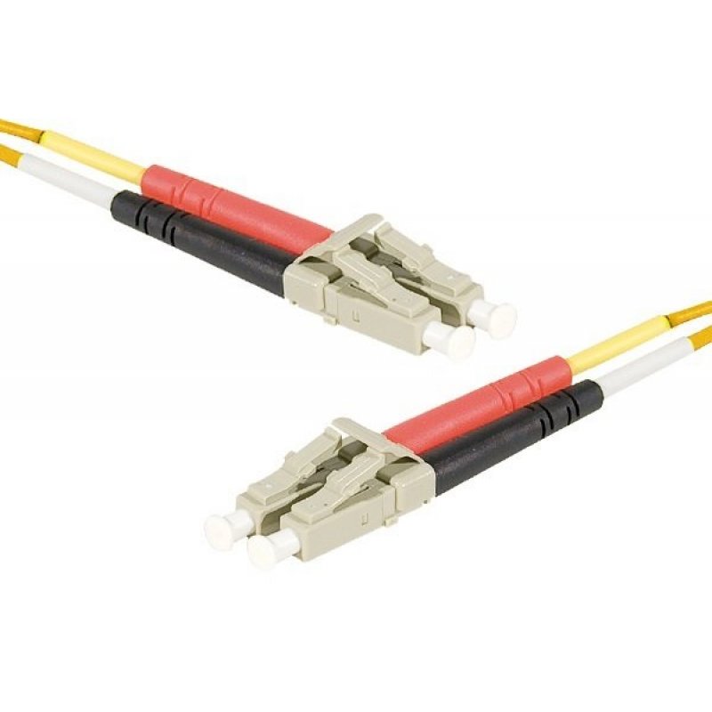 LC-UPC/LC-UPC duplex HD multi OM2 50/125 Fiber patch cable orange - 10 m