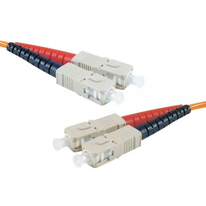 SC-UPC/SC-UPC duplex HD multi OM2 50/125 Fiber patch cable orange - 2 m