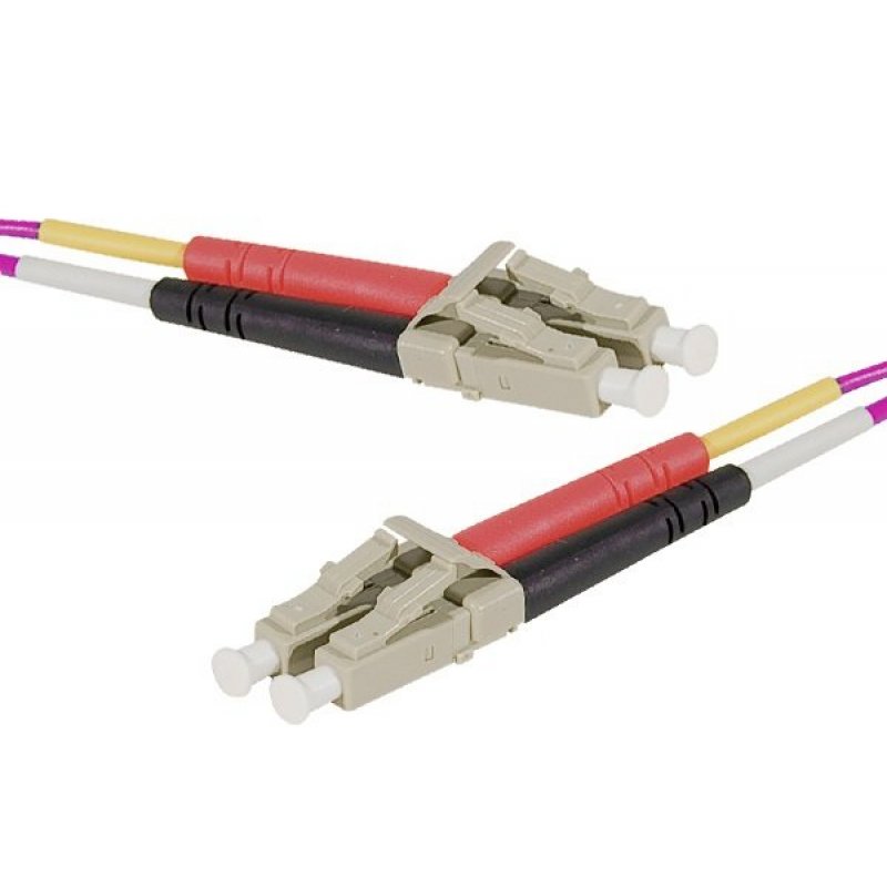 LC-UPC/LC-UPC duplex HD multi OM4 50/125 Fiber patch cable erika - 5 m