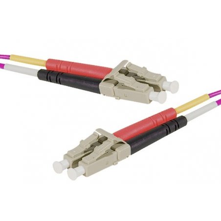 LC-UPC/LC-UPC duplex HD multi OM4 50/125 Fiber patch cable erika - 10 m