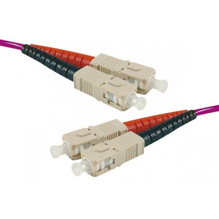 SC-UPC/SC-UPC duplex HD multi OM4 50/125 Fiber patch cable erika - 20 m