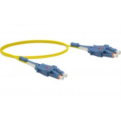 LC-UPC/LC-UPC duplex 2.0 mm single OS2 9/125 Fiber patch cable yellow - 1 m