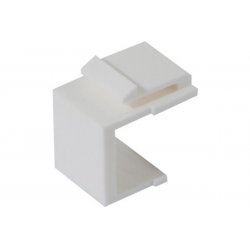Blank keystone adapter - White - set of 10 pcs