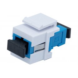 Keystone SC/SC Simplex Blue Adapter (bag of 10 pcs)