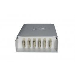 Fiber optic distribution box - 6 SC duplex adapters