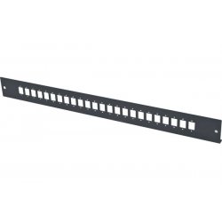 DEXLAN 19" 1U Fiber Optic Patch panel Front panel for 24 × LC Duplex/SC Simplex