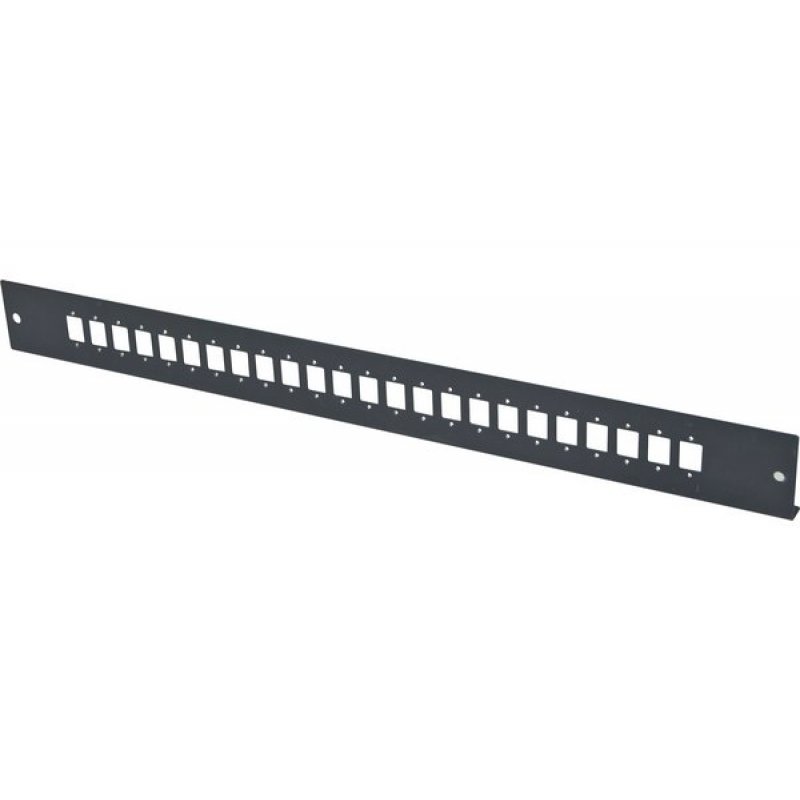 DEXLAN 19" 1U Fiber Optic Patch panel Front panel for 24 × LC Duplex/SC Simplex