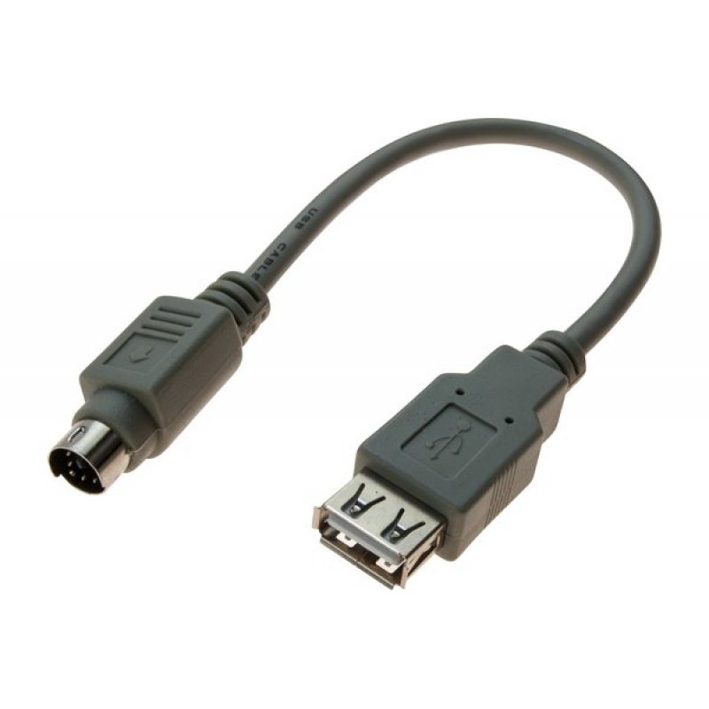 USB Type A female to Mini DIN 6 Male Adapter cable- 20 cm