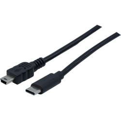 USB2.0 Cable Type C male to 5 pin mini USB- 2 m
