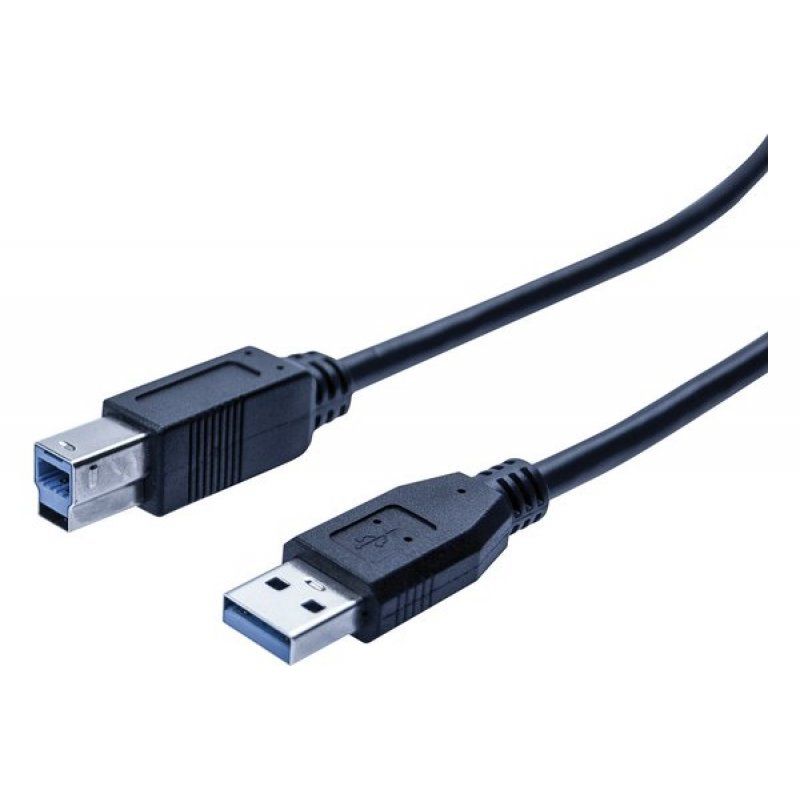 Usb 3.0 a / b entry-level cord black - 2 m