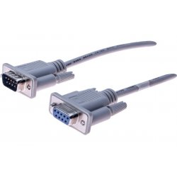 DB9 extension cord molded male/ female- 1.80m