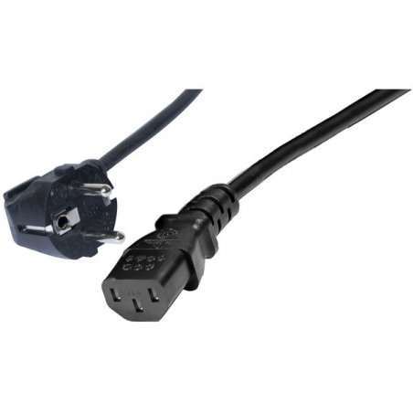 PC CEE7-C13 power cord Black- 3 m