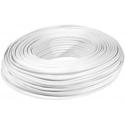 Telephone Flat Cable Stranded 30AWG 8W- White 100 meter reel