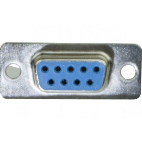 Connector with solder bucket contacts- DB09 Female