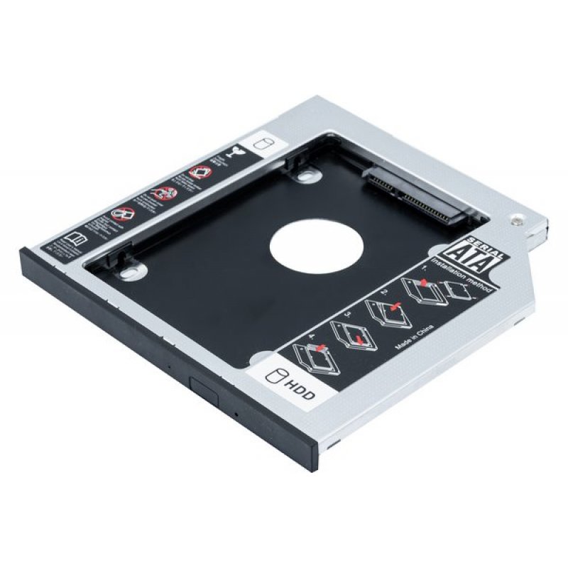 Second 2,5"HDD/SDD Caddy Adapter for laptop Computer 9.5mm