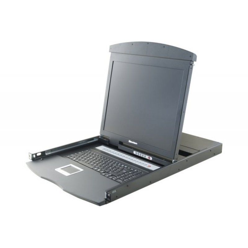 Dual rail 19"LCD 16PORT kvm VGA/PS2-USB