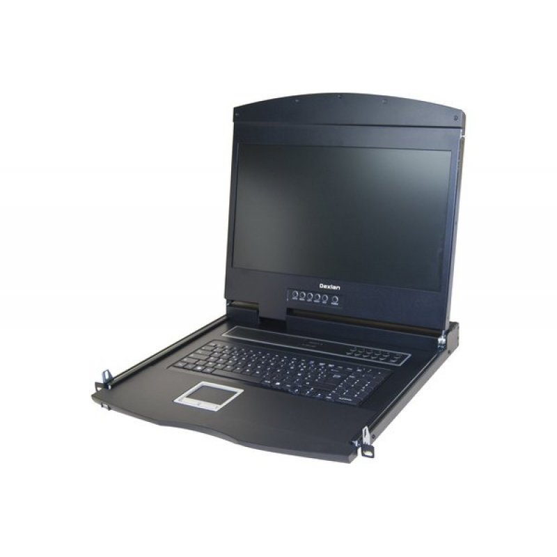 Dexlan short lcd console 19" vga/usb 1080p for cabinet 600mm