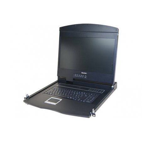 Dexlan short lcd console 19" vga/usb 1080p for cabinet 600mm