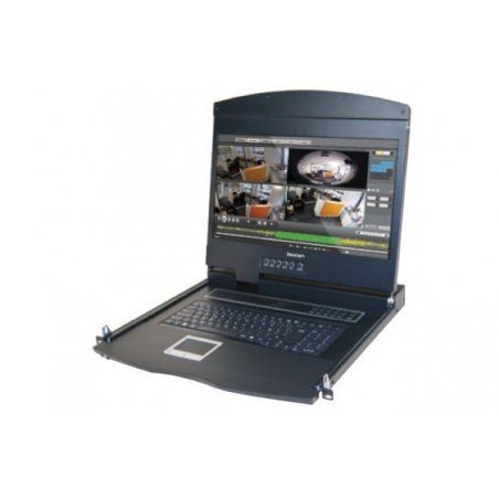 19"rackmount KVM console+ 17" LCD screen- 1 x VGA/PS2/USB