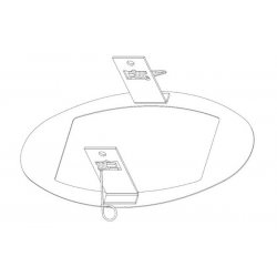 REHAU CEILING RING KIT FOR VERTICA COLUMN 80x80