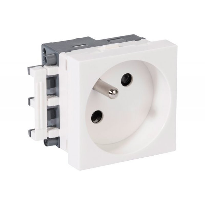REHAU 220V AC OUTLET 45x45 WHITE
