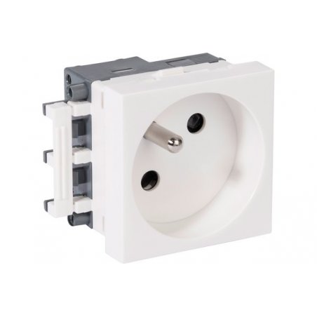 REHAU 220V AC OUTLET 45x45 WHITE