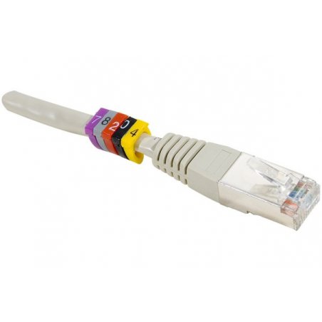 DEXLAN Rings for Cable N°6 Diameter - 6 mm Blue