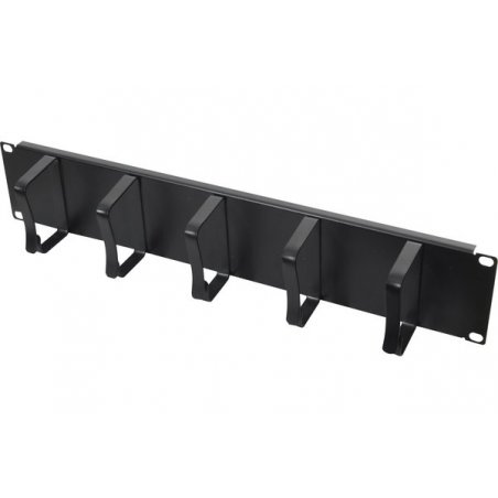 19   2U cable management 5 metal rings