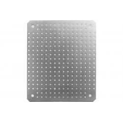 Platine de fond perforee