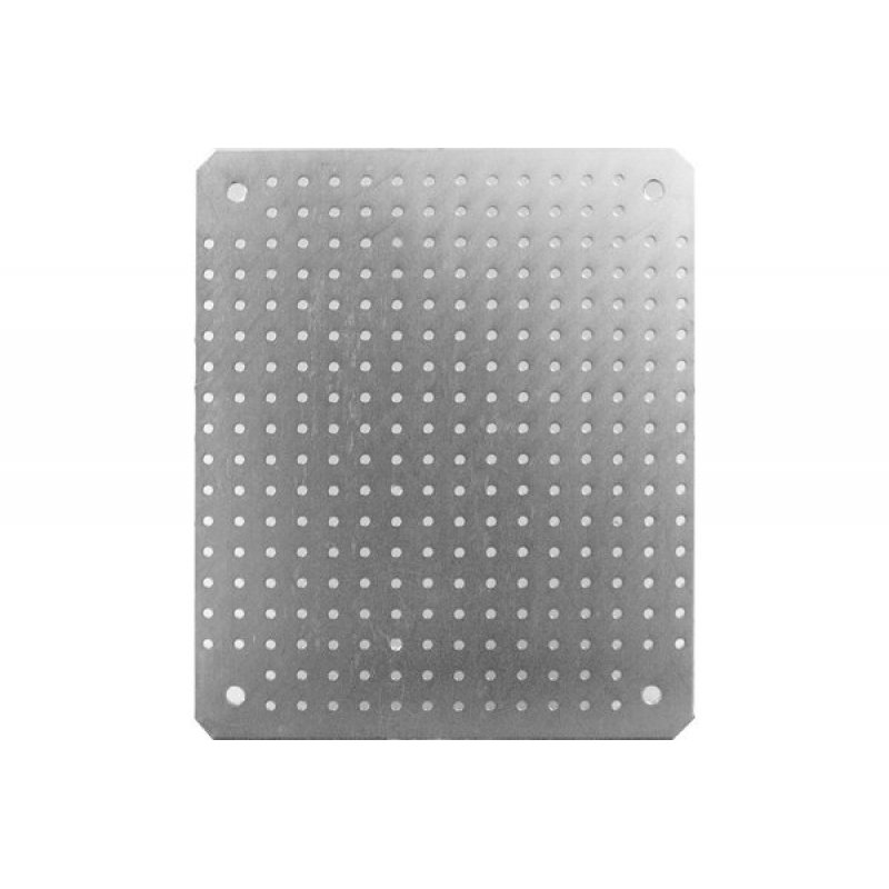 Platine de fond perforee