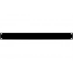 1U Blank Panel for 19" Cabinet Black
