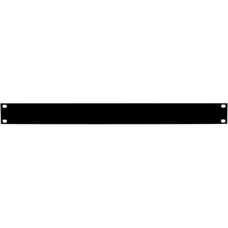 1U Blank Panel for 19" Cabinet Black