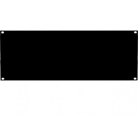 19" BLANK PANEL 4U BLACK