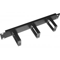 DEXLAN Cable management Panel for 10" Cabinet Black