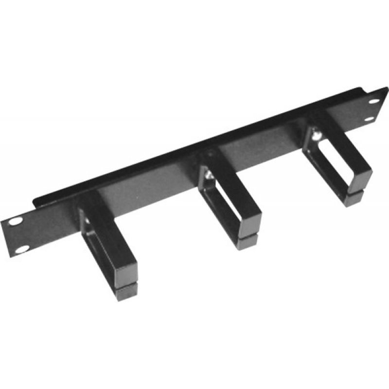 DEXLAN Cable management Panel for 10" Cabinet Black