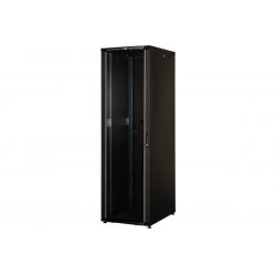 EKIVALAN Network cabinet Eco 22U 600 x 600, glass, metal (black)