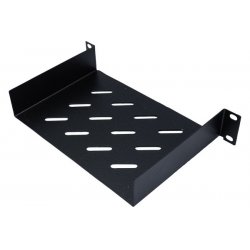 EKIVALAN Fixed shelf 10 ", 1U, 150mm deep, black
