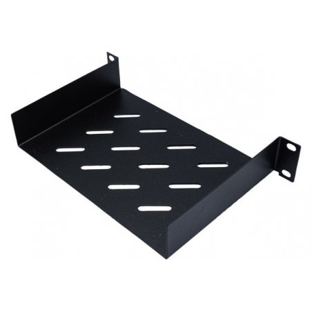 EKIVALAN Fixed shelf 10 ", 1U, 150mm deep, black