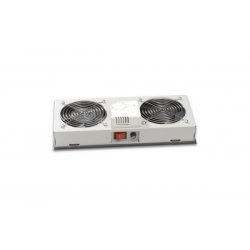 EKIVALAN Kit of 2 fans with thermostat for gray CEIP box