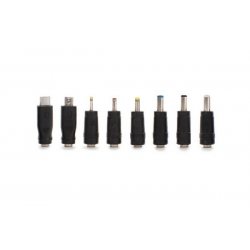 Set of 8 DC universal plugs for 5.5x2.1 plug