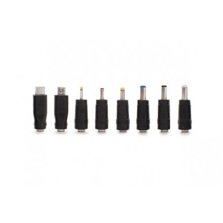 Set of 8 DC universal plugs for 5.5x2.1 plug