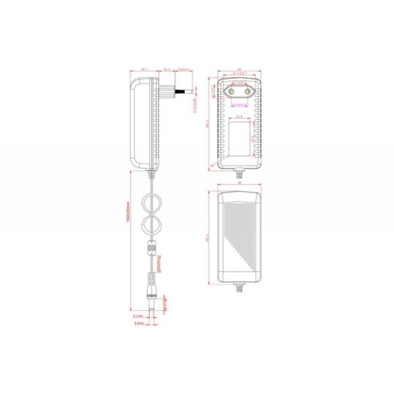 5V 4A POWER SUPPLY UNIT 5.5x2.1