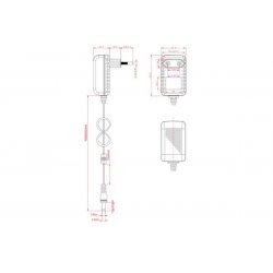 5V 2A POWER SUPPLY UNIT 5.5x2.5mm