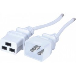 C20 to C19 power cord White- 3 m